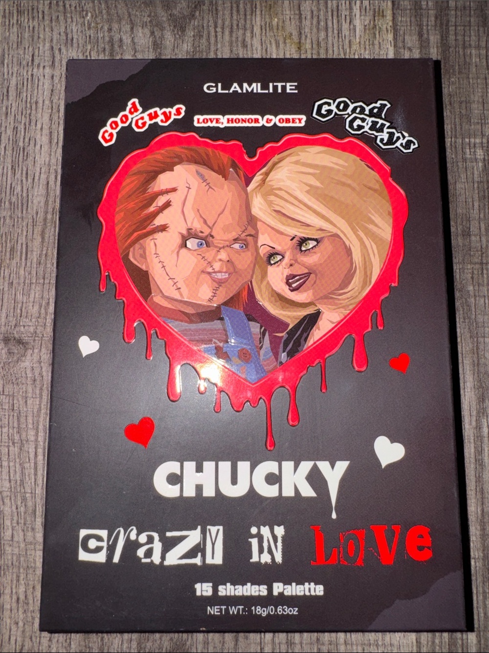 GlamLite Chucky Crazy in Love Eyeshadow Palette